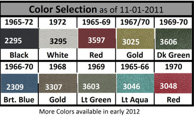 1967 Chevelle Color Chart