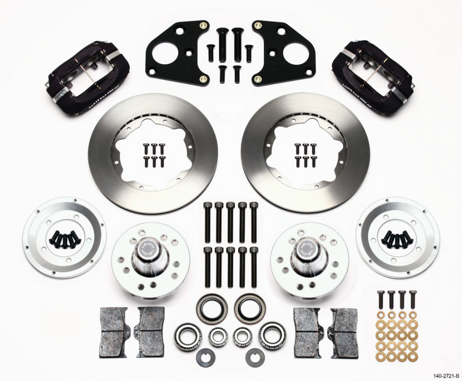 Dynalite Pro Mopar B E Body Front Disc Brake Kit 11  